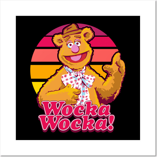 Wocka Wocka Fozzie Bear Muppets Wall Art by VIQRYMOODUTO